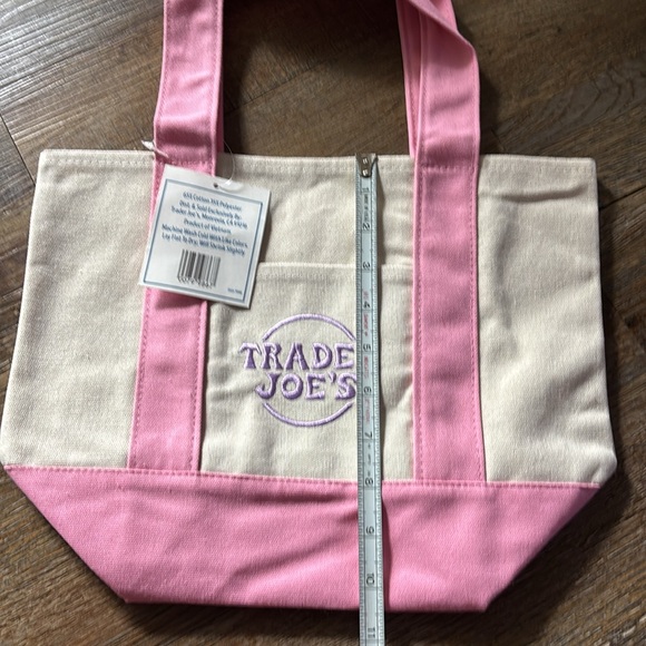 Trader Joe’s Mini Pastel Canvas Tote Bag - Picture 6 of 6